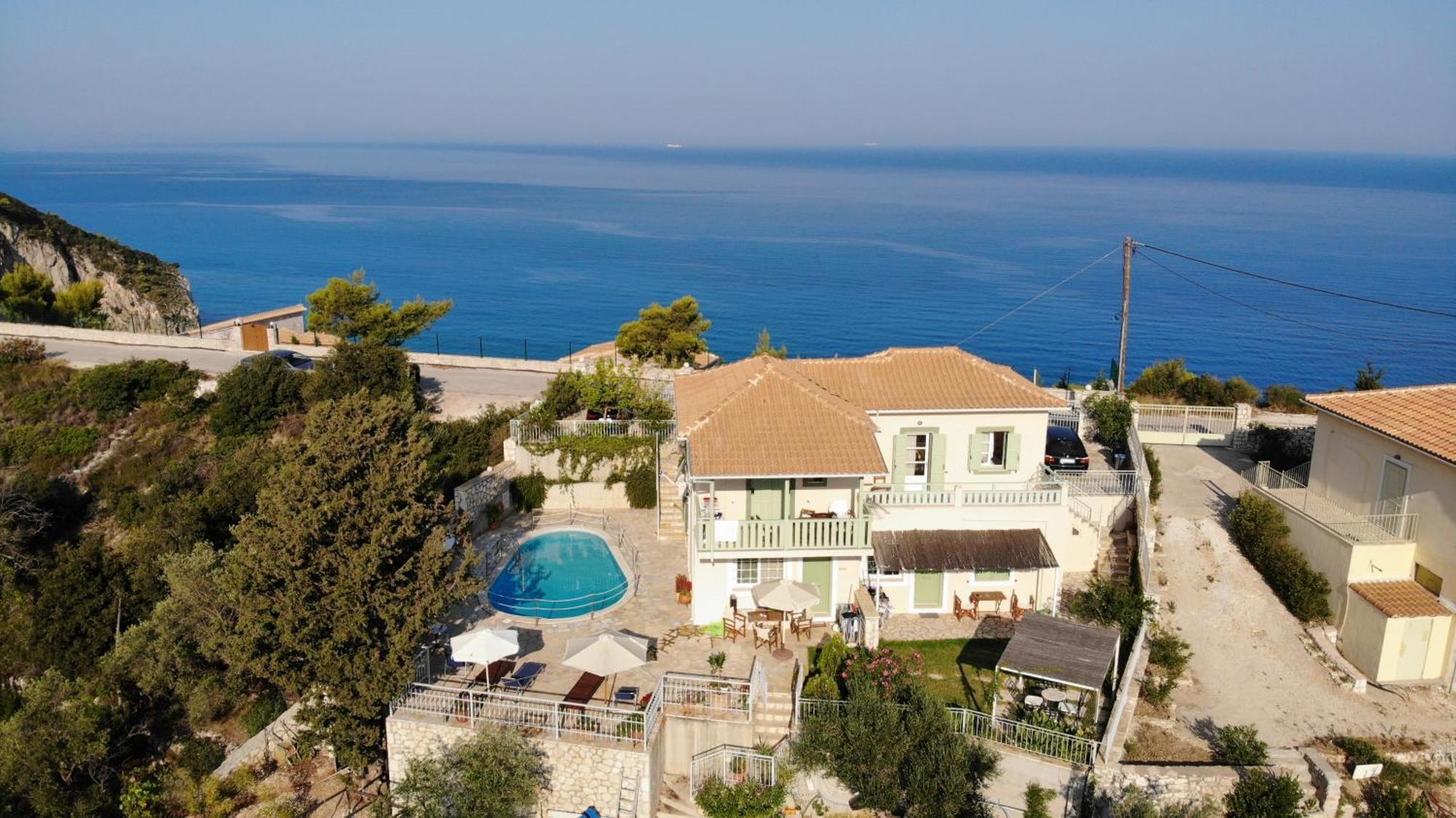 Vila Deep Blue-Apartment Selana Sea View Айос-Никитас Экстерьер фото