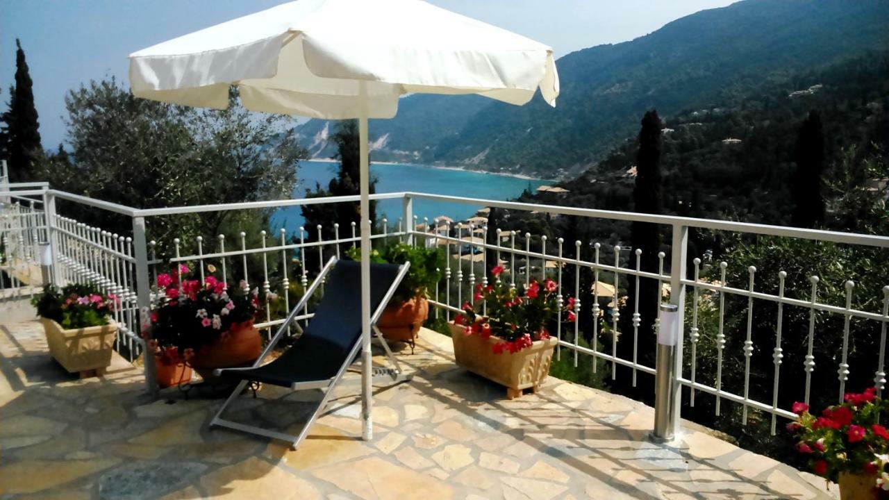 Vila Deep Blue-Apartment Selana Sea View Айос-Никитас Экстерьер фото